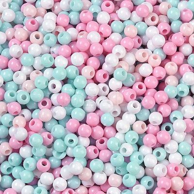 Opaque Acrylic Beads OACR-H118-07A-07-1