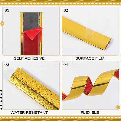 PVC Car Interior Moulding Trim AJEW-WH20020-082C-01-1