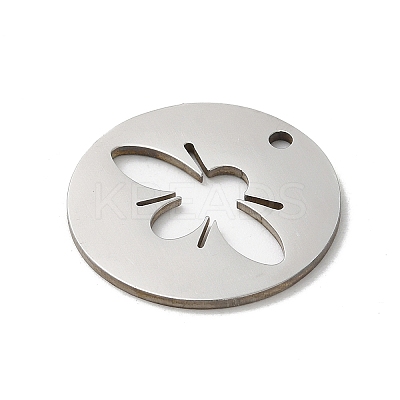 Non-Tarnish 201 Stainless Steel Pendants LS-STAS-E206-02P-01-1