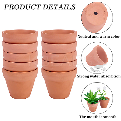 Porcelain Plant Pots AJEW-WH20070-099A-1