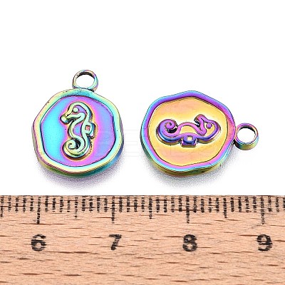 Ion Plating(IP) 304 Stainless Steel Pendants STAS-F282-07MC-1