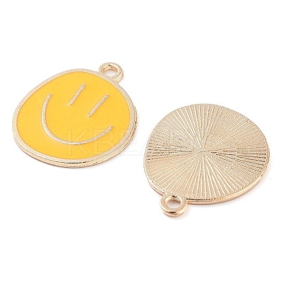 Alloy Enamel Pendants PALLOY-S192-03G-05-1