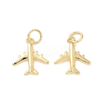 Rack Plating Brass Charms ZIRC-C042-09G-1