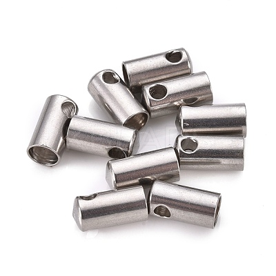 Tarnish Resistant 201 Stainless Steel Cord Ends STAS-F250-10P-P-1