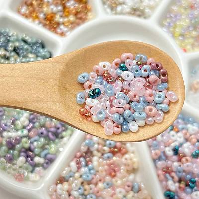 Transparent Glass Seed Beads FIND-U017-18D-1
