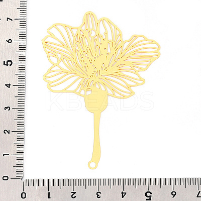 Brass Filigree Big Pendants KKC-T003-37G-1