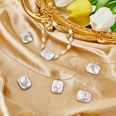 6Pcs Natural Keshi Pearl Beads PEAR-SC0001-24-1