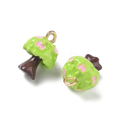 Alloy Enamel Pendants FIND-A060-01G-02-1