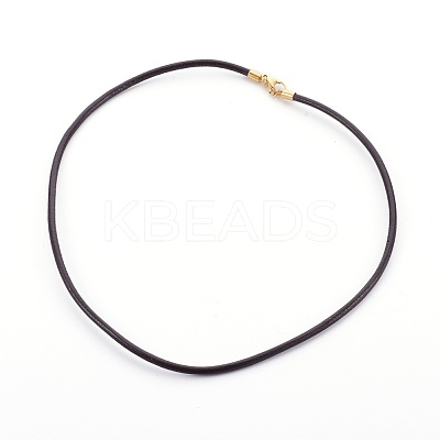 Leather Cord Necklace Making MAK-L018-06B-02-1