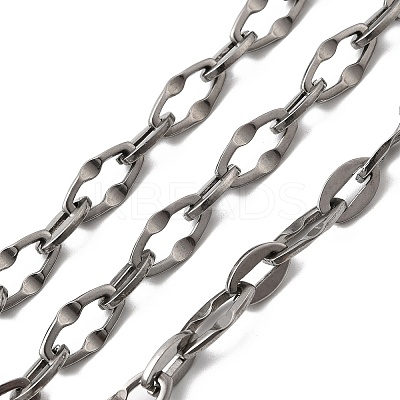304 Stainless Steel Dapped Chains CHS-Z007-20P-1