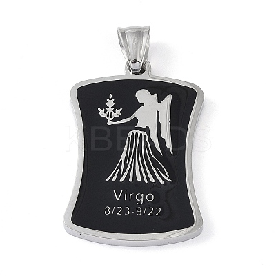 304 Stainless Steel Pendants STAS-O008-01H-1