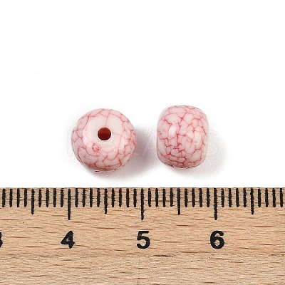 Acrylic Imitation Turquoise Beads OACR-S047-14-1