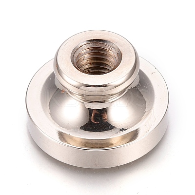 Blank Wax Seal Brass Stamp Head AJEW-K027-01S-1