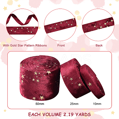 3Bundles 3 Style Flannelette Ribbons OCOR-BC0001-67A-1