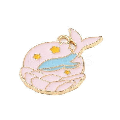 Rack Plating Alloy Pendants FIND-C059-02G-01-1