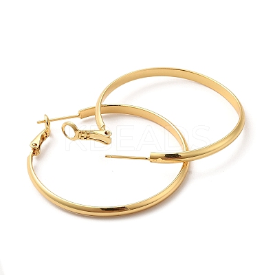 Rack Plating Brass Huggie Hoop Earrings EJEW-P226-18A-G-1