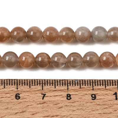 Natural Grey Moonstone Beads Strands G-F632-24-02-01-1