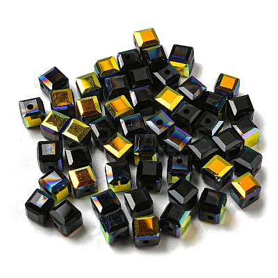 Electroplate Glass Beads EGLA-Z004-04A-05-1