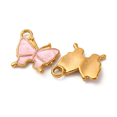 304 Stainless Steel Enamel Charms LS-STAS-Q363-02B-G-1
