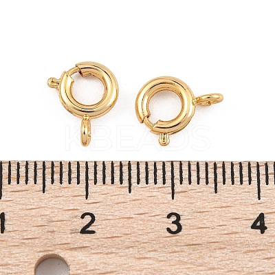 SHEGRACE Brass Spring Ring Clasps XGR0018G-47G-1