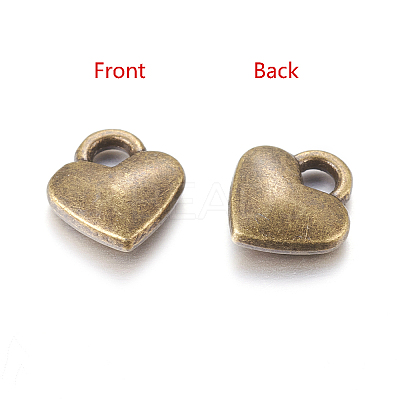 Tibetan Style Alloy Heart Charms LS-TIBEP-LFH260Y-AB-LF-1