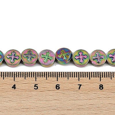 Electroplated Synthetic Non-magnetic Hematite Beads Strands G-K375-B02-09-1