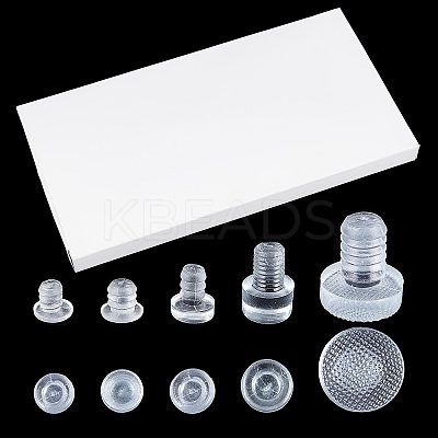 150Pcs 5 Style Synthetic Rubber Cabinet Bumper Anti Collision Pad DJEW-GF0001-52-1