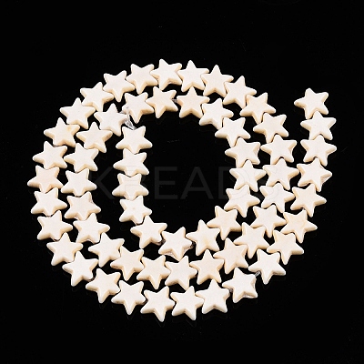 Synthetic Turquoise Beads Strands UNKW-T001-07-1