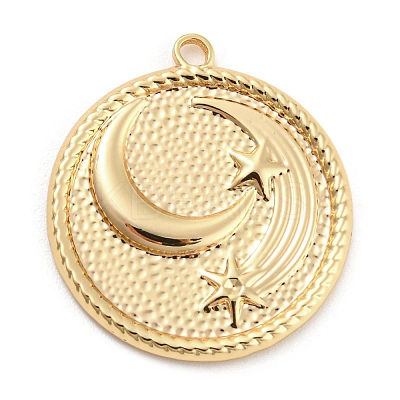 Brass Pendants KK-Q789-41G-1