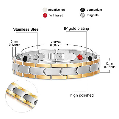 Stainless Steel Watch Band Bracelets JB651D-1