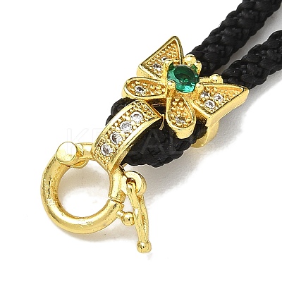 Nylon Cord Necklaces Findings KK-Q019-09G-01-1