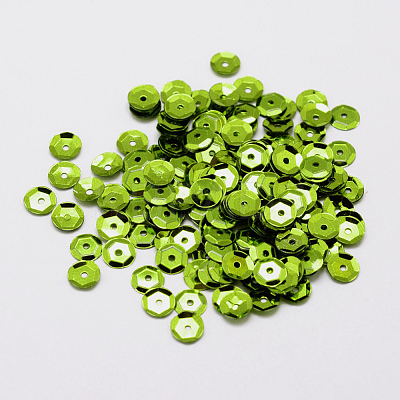 Plastic Paillette Beads PVC-A001-8mm-02-1
