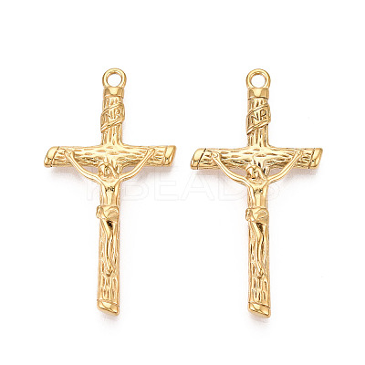 304 Stainless Steel Big Pendants STAS-T068-34G-1