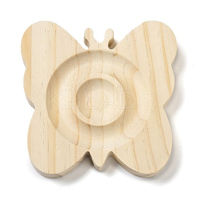 Butterfly Pine Wood Bracelet Design Boards X1-AJEW-D062-01-1
