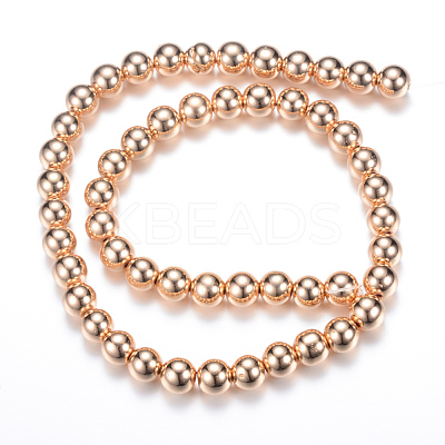 Electroplate Non-magnetic Synthetic Hematite Bead Strands G-Q466-2mm-04-1