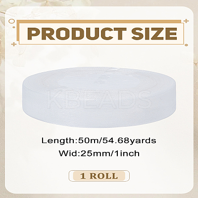 1 Roll Sheer Organza Ribbon OCOR-LP0001-76A-1
