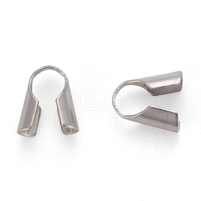 Tarnish Resistant Stainless Steel Bead Tips STAS-R062-4mm-1