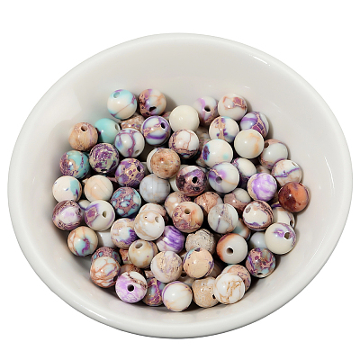 100Pcs Natural Imperial Jasper Beads G-PA0001-20-1