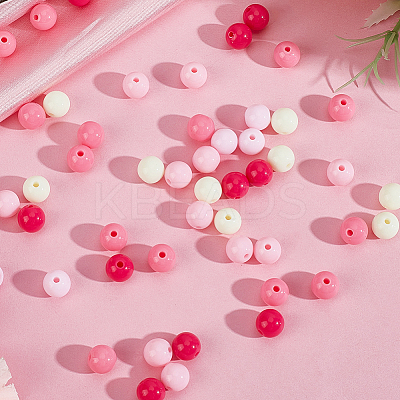 Opaque Acrylic Beads SACR-PA0001-04B-05-1