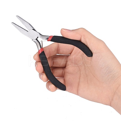 Carbon Steel Flat Nose Pliers for Jewelry Making Supplies P019Y-1