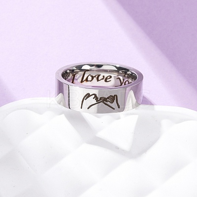 304 Stainless Steel Finger Rings RJEW-G352-01P-1
