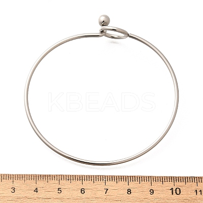 Tarnish Resistant 304 Stainless Steel Bangle BJEW-H530-01P-1
