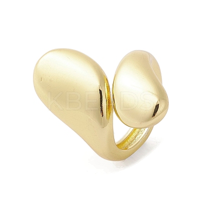 Brass Adjustable Rings RJEW-K257-75G-1