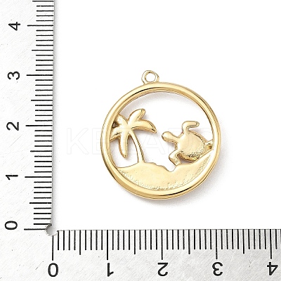 304 Stainless Steel Enamel Pendants STAS-L022-565G-02-1