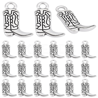 60Pcs Tibetan Style Alloy Pendants FIND-LP0001-76AS-1
