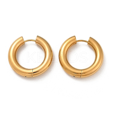202 Stainless Steel Polishing Hoop Earrings EJEW-M106-02G-05-1