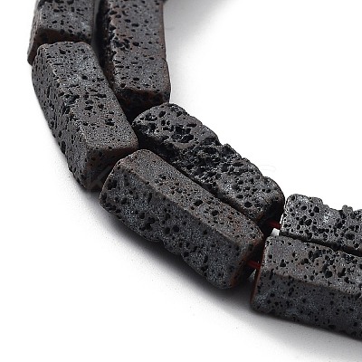 Natural Lava Rock Beads Strands G-H303-C05-1
