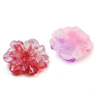 Luminous Transparent Epoxy Resin Decoden Cabochons CRES-M032-04G-1