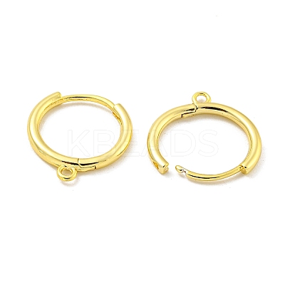 Brass Earring Findings EJEW-L211-012D-G-1