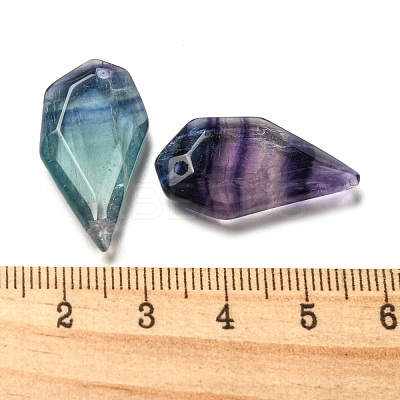 Natural Fluorite Pendants G-G052-A07-1